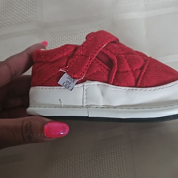 Adidas & Jack And Lily Boy's Toddler T-shirt & Sneaker 12-18 Months Red/ Blue - Picture 10 of 16